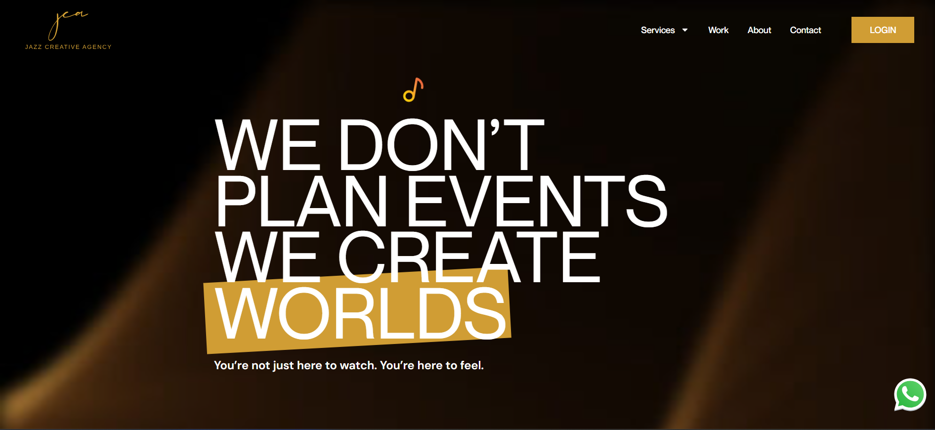 Jazz Creative Agency – Creative Services Website